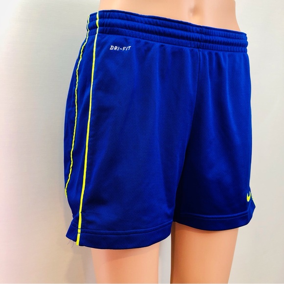 Nike Dri Fit Athletic Shorts Bright Blue - Picture 16 of 16